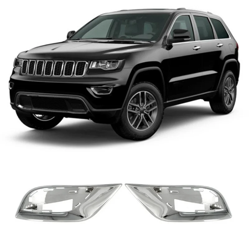 6AH12SZ0AB Car Chrome Front Fog Light Trim Frame 6AH13SZ0AB For Jeep Grand Cherokee 2017-2021 Bumper Grille Trim Component 
6AH12SZ0AB Car Chrome Front Fog Light Trim Frame 6AH13SZ0AB For Jeep Grand Cherokee 2017-2021 Bumper Grille Trim Component