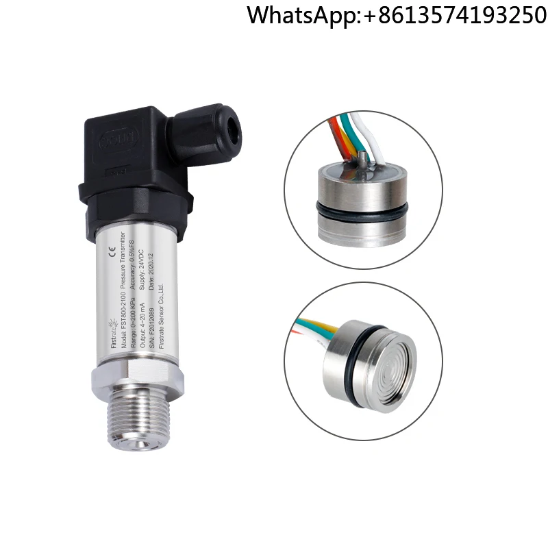 FST800-2100 Factory Cheap 4-20mA Silicon Air Water Gas Oil Pressure Sensor Pressure Transducer Pressure Transmitter