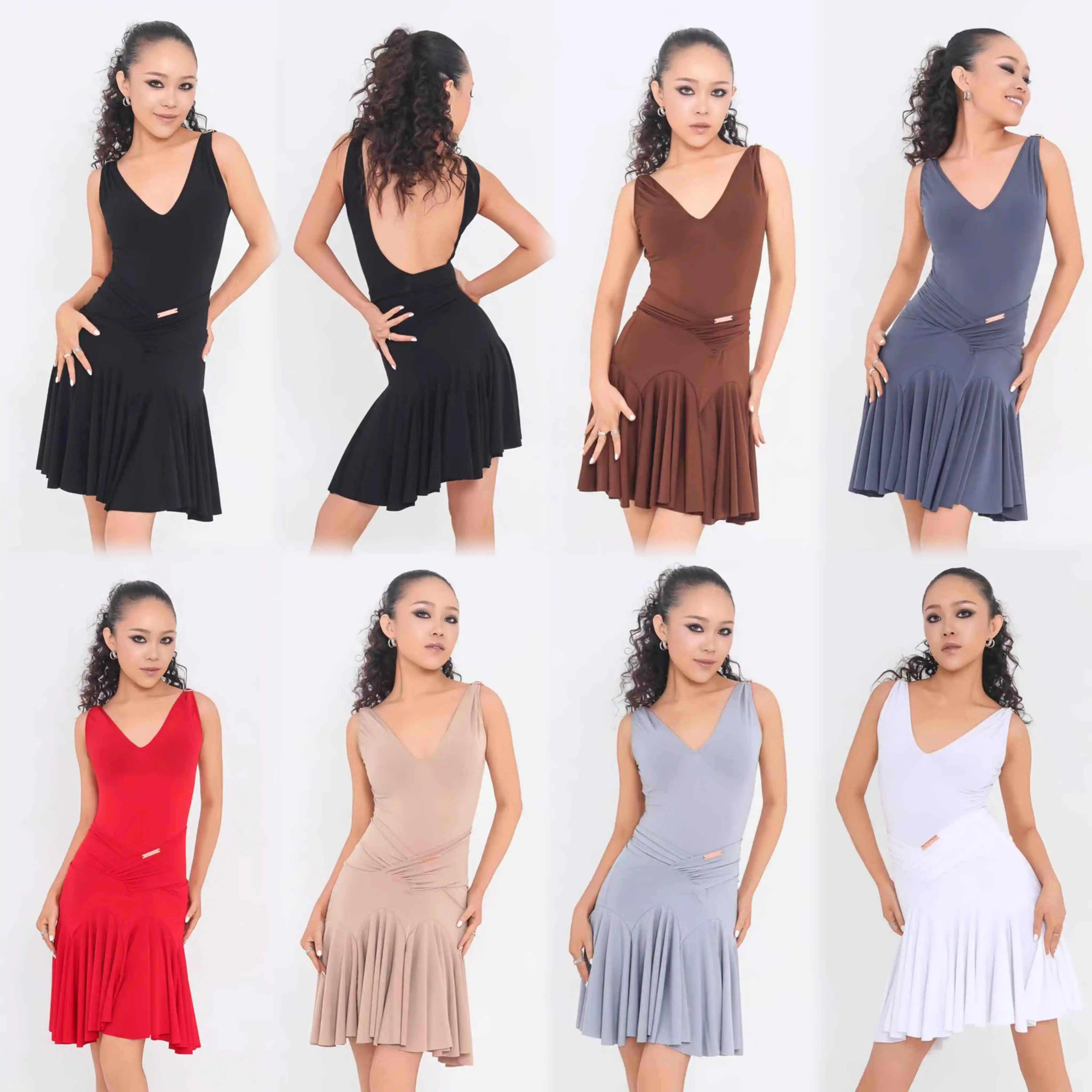 2026 Summer Latin Dance Clothes V Neck Bodysuit Tops Cross Waist Skirt Women Practice Clothing Cha Cha Rumba Samba Dance Costume
2026 Summer Latin Dance Clothes V Neck Bodysuit Tops Cross Waist Skirt Women Practice Clothing Cha Cha Rumba Samba Dance Costume