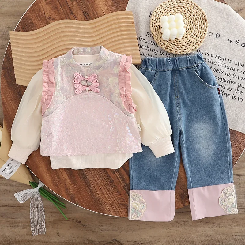 New Spring Autumn Fashion Baby Clothes Set Children Girls Vest T-Shirt Pants 3Pcs/Sets Infant Casual Costume Kids Tracksuits
New Spring Autumn Fashion Baby Clothes Set Children Girls Vest T-Shirt Pants 3Pcs/Sets Infant Casual Costume Kids Tracksuits