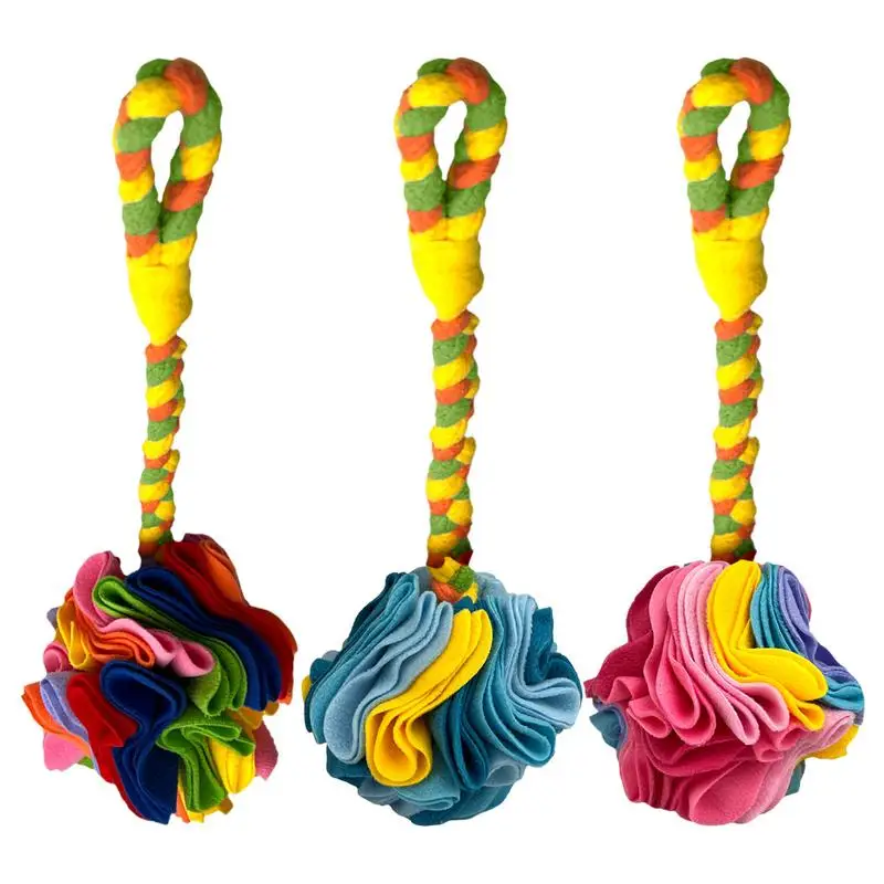 Dog Snuffle Ball Toy Pet Toy Sniffing Ball Cat And Dog Teeth Hide Food Interactive Dog Snuffle Ball Throwing Hand-knitted Plush
Dog Snuffle Ball Toy Pet Toy Sniffing Ball Cat And Dog Teeth Hide Food Interactive Dog Snuffle Ball Throwing Hand-knitted Plush