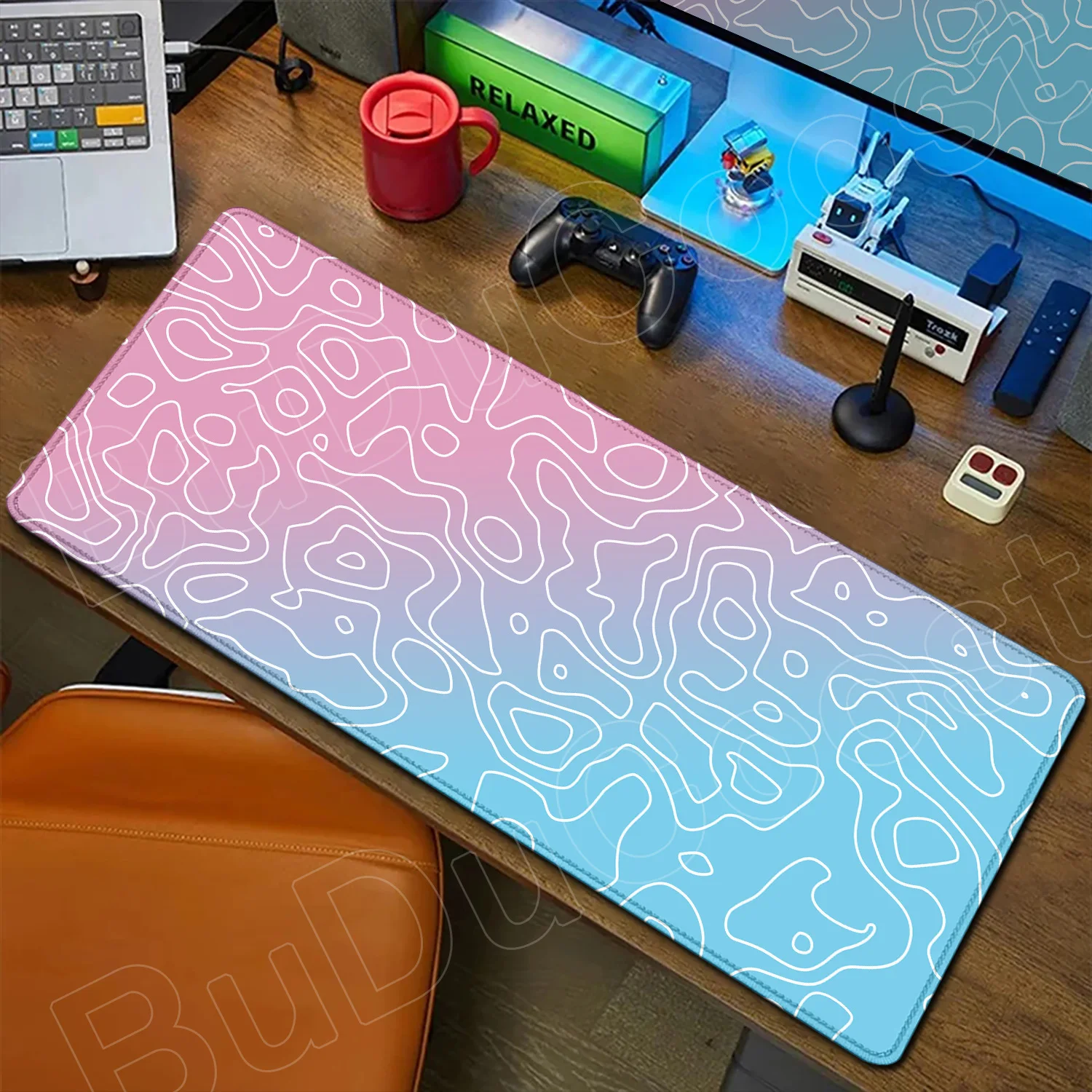 Mousepad XXL Non-slip Rubber Keyboard Gaming Setup Accessories Mouse Mat 900x400mm Black and White Topographic Map Art Mouse Pad
Mousepad XXL Non-slip Rubber Keyboard Gaming Setup Accessories Mouse Mat 900x400mm Black and White Topographic Map Art Mouse Pad