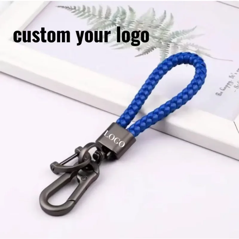 Trendy DIY Keychain Men Punk Simple Woven Leather Rope Keyring Pendant Anti-lost Custom Name Car Key Chain Ring Accessories Gift
Trendy DIY Keychain Men Punk Simple Woven Leather Rope Keyring Pendant Anti-lost Custom Name Car Key Chain Ring Accessories Gift