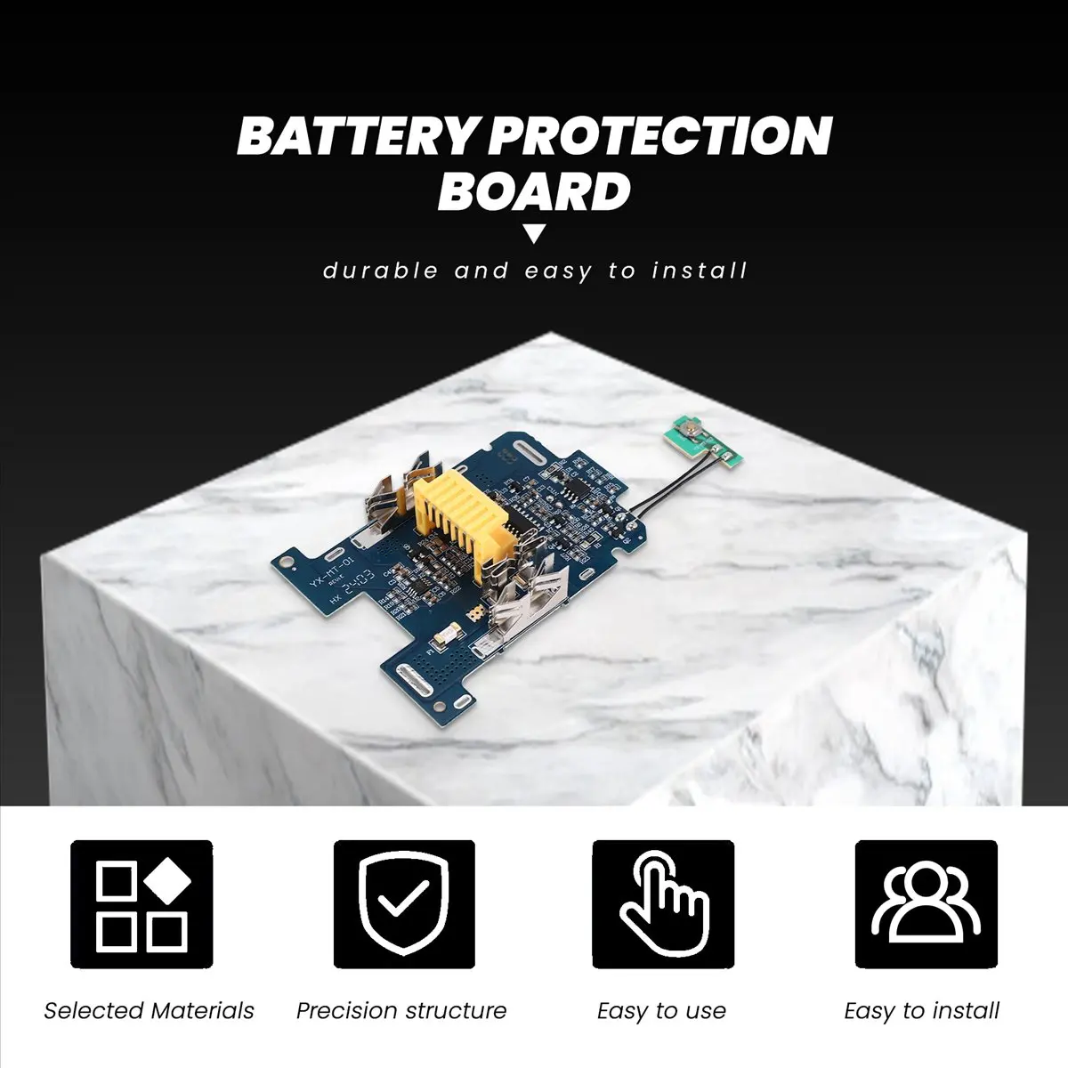 (ABDH) 10 шт. платы защиты Li-Ion аккумуляторов BL1830 BMS PCB для электроинструментов Makita 18V BL1815 BL1860 LXT400 BL1850
(ABDH) 10 шт. платы защиты Li-Ion аккумуляторов BL1830 BMS PCB для электроинструментов Makita 18V BL1815 BL1860 LXT400 BL1850