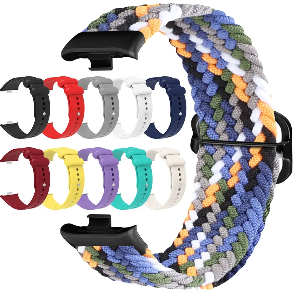 Нейлоновый ремешок для Xiaomi Mi Band 9/8 Pro, дышащий силиконовый ремешок для часов, браслет для Redmi Watch 6 5 4, сменный ремешок, аксессуары
Нейлоновый ремешок для Xiaomi Mi Band 9/8 Pro, дышащий силиконовый ремешок для часов, браслет для Redmi Watch 6 5 4, сменный ремешок, аксессуары