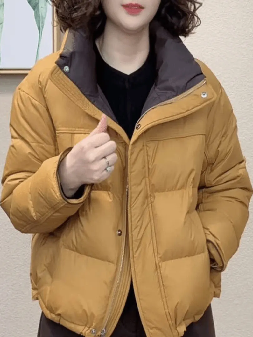 Женская хлопковая куртка на молнии, зимняя мода, повседневное свободное теплое пальто для хлеба, длина, хлопковая одежда
Женская хлопковая куртка на молнии, зимняя мода, повседневное свободное теплое пальто для хлеба, длина, хлопковая одежда
