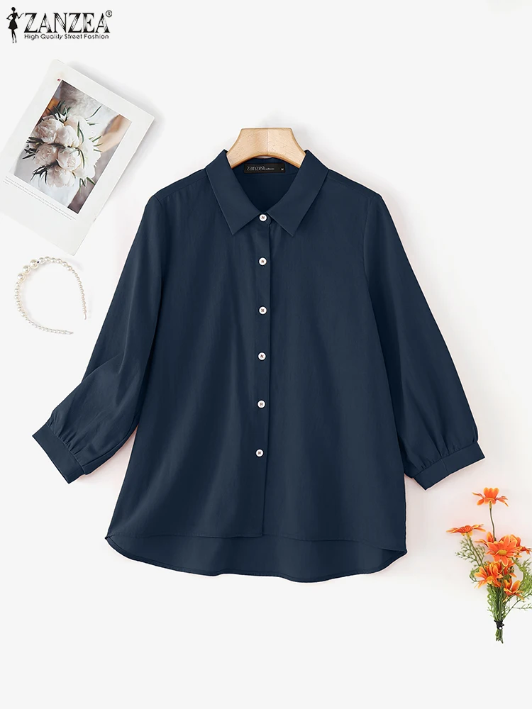 2025 Autumn Shirts ZANZEA Women Long Sleeve Buttons Shirt Lapel Neck OL Work Blouse Casual Solid Cotton Tops Loose Chemise Tunic
2025 Autumn Shirts ZANZEA Women Long Sleeve Buttons Shirt Lapel Neck OL Work Blouse Casual Solid Cotton Tops Loose Chemise Tunic