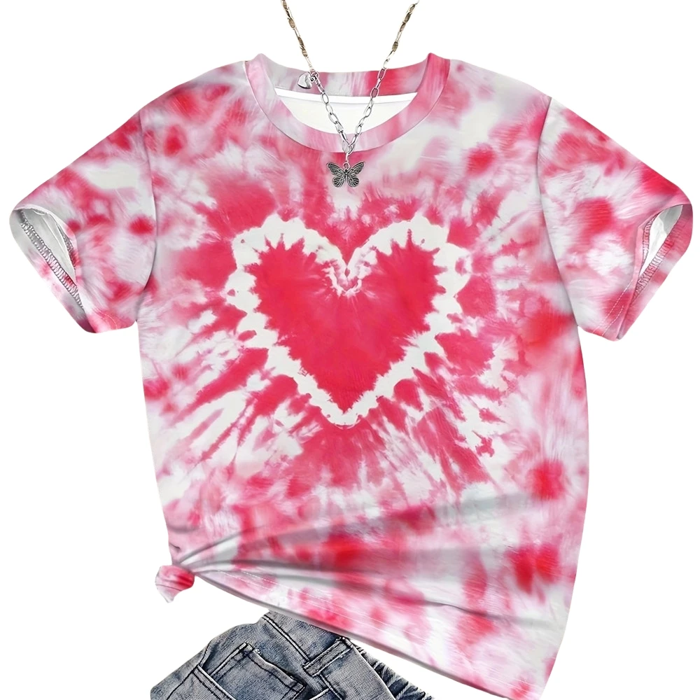Children Clothes Love Graphic T Shirt Tie Dye 3D Print Girls Clothes Summer Short Sleeve Children's Clothing Casual Kids T Shirt
Children Clothes Love Graphic T Shirt Tie Dye 3D Print Girls Clothes Summer Short Sleeve Children's Clothing Casual Kids T Shirt