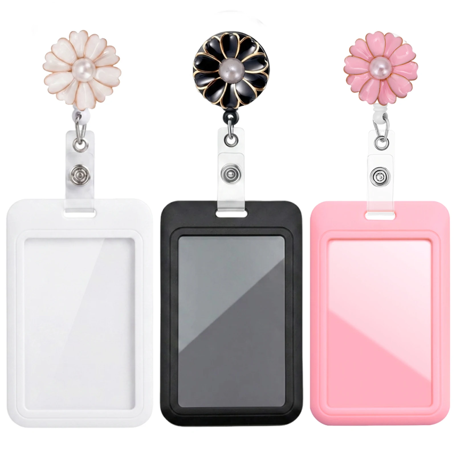 Cute Daisy Retractable Badge Reel with ID Card Holder – Floral Work Badge Holder for Women Nurses Teachers Back to School Gift
Cute Daisy Retractable Badge Reel with ID Card Holder – Floral Work Badge Holder for Women Nurses Teachers Back to School Gift
