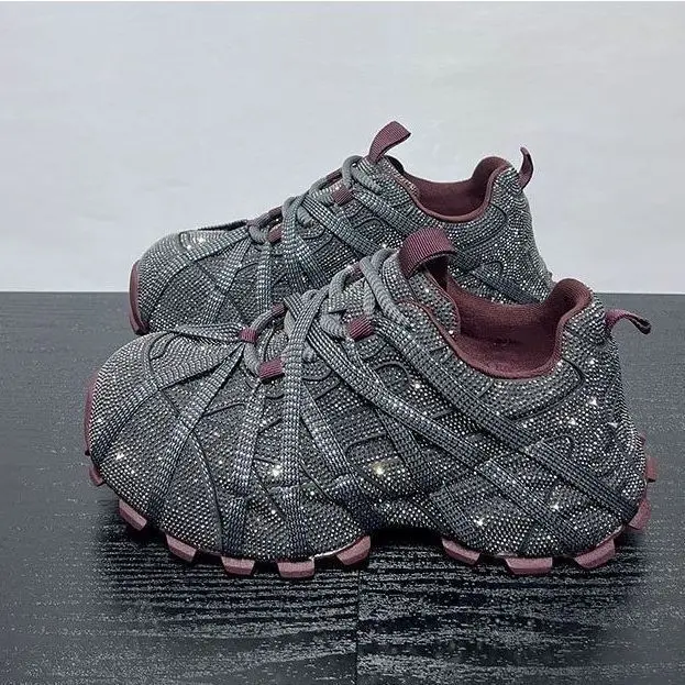 2026 New Fashionable Starry Sky Water Diamond Thick Bottom Dad Shoes Women's Strap Style Ankola Red New Large Casual Shoes
2026 New Fashionable Starry Sky Water Diamond Thick Bottom Dad Shoes Women's Strap Style Ankola Red New Large Casual Shoes