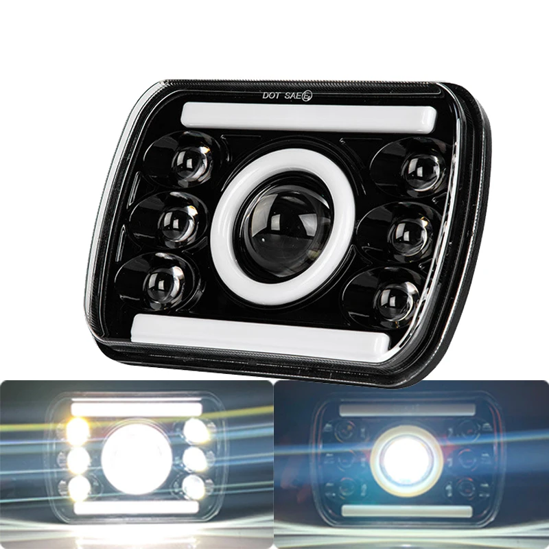 LED Headlights 65W Truck Boat Tractor 12V Trailer Offroad 5x7" Working Light for Car JEEP Land Rover 90/110 Defender 200 300 Tdi
LED Headlights 65W Truck Boat Tractor 12V Trailer Offroad 5x7" Working Light for Car JEEP Land Rover 90/110 Defender 200 300 Tdi