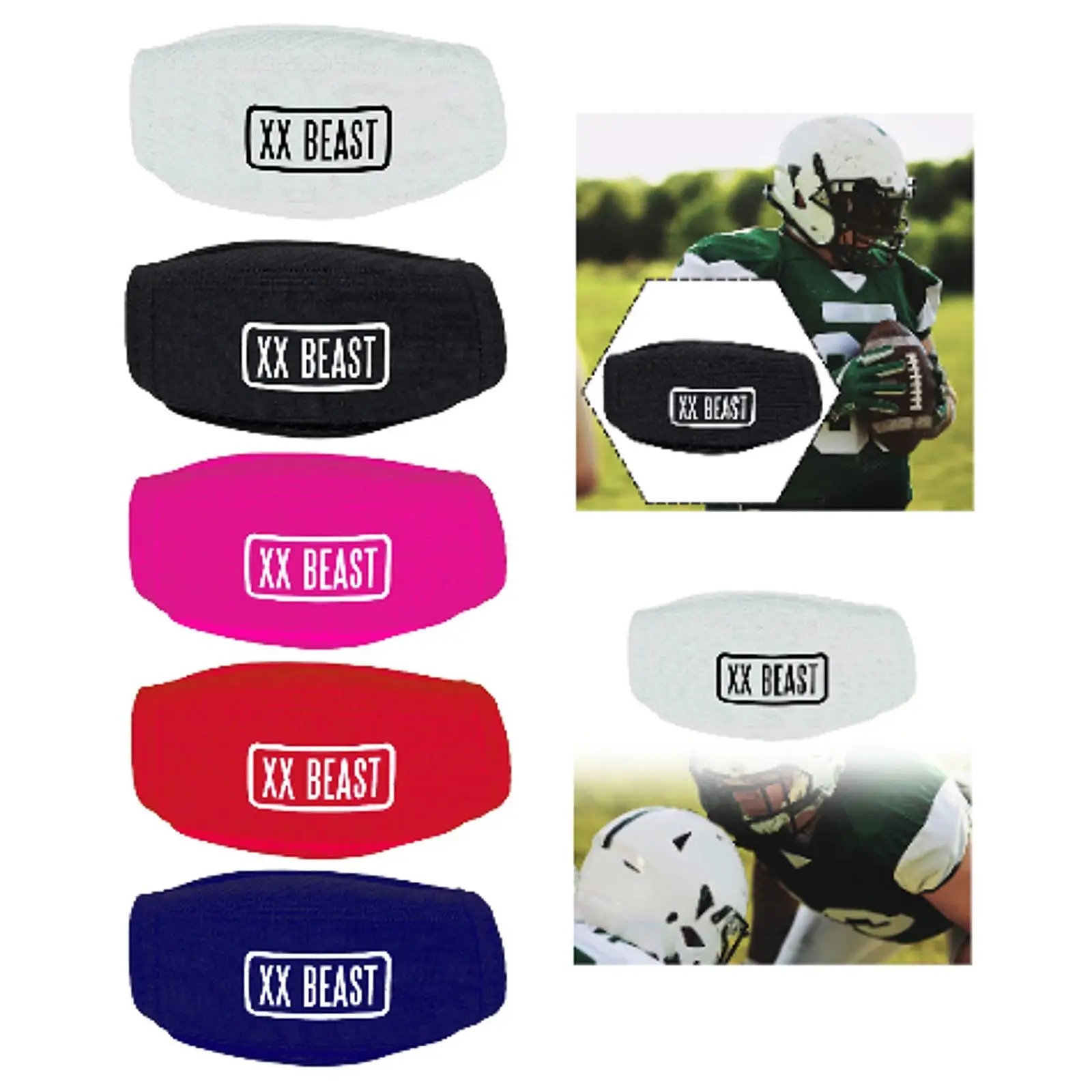 Football Helmet Chin Pad Cover Football Chin Strap Cover for Biking Cycling
Football Helmet Chin Pad Cover Football Chin Strap Cover for Biking Cycling