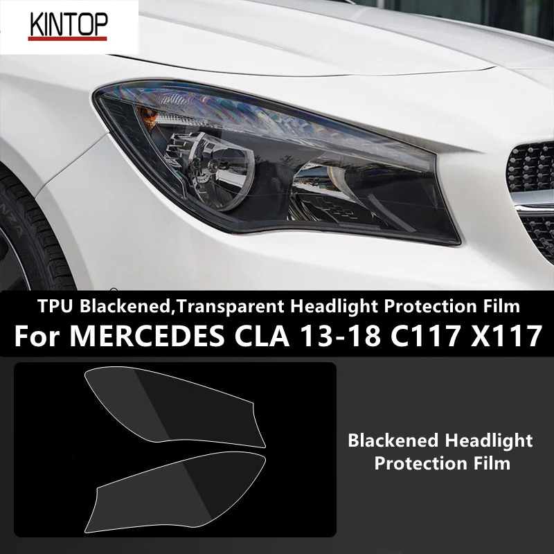 For MERCEDES CLA 13-18 C117 X117 TPU Blackened,Transparent Headlight Protective Film, Headlight Protection, Film Modification
For MERCEDES CLA 13-18 C117 X117 TPU Blackened,Transparent Headlight Protective Film, Headlight Protection, Film Modification
