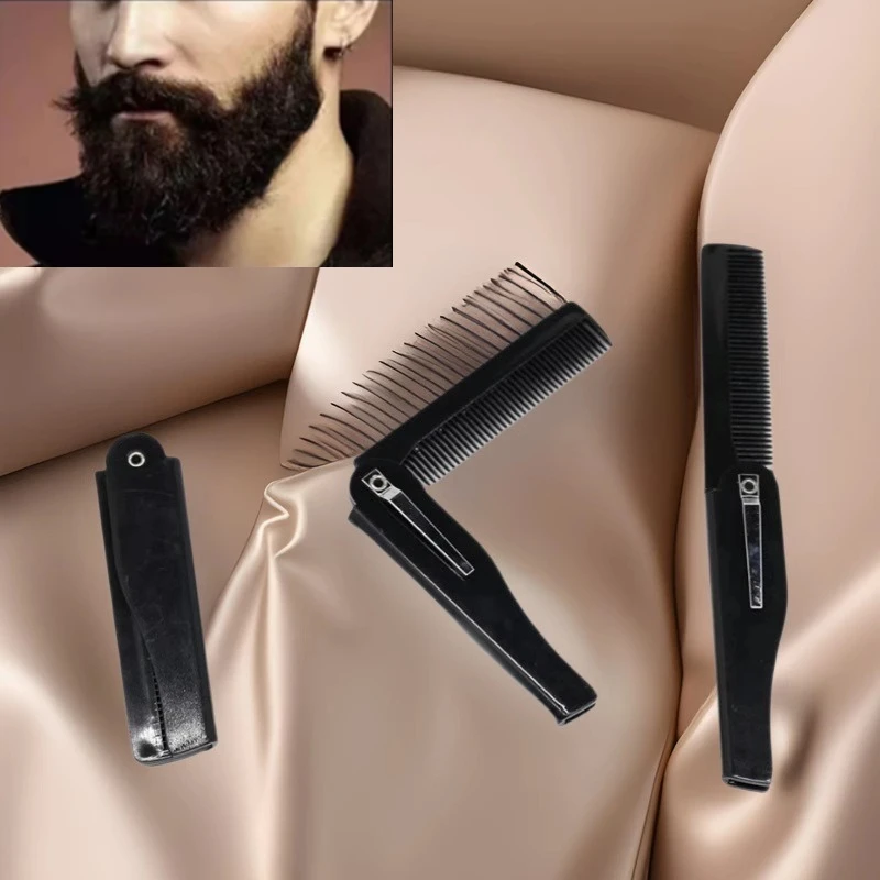 Black Portable Folding Knife Type Horn Hair Combs Travel Commercial Plastic Small Combs for Men Women It Can Be Used Fashion 1Pc
Black Portable Folding Knife Type Horn Hair Combs Travel Commercial Plastic Small Combs for Men Women It Can Be Used Fashion 1Pc