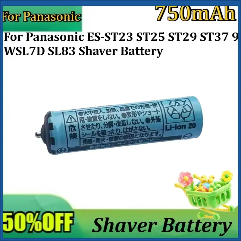 For Panasonic ES-ST23 ST25 ST29 ST37 9 WSL7D SL83 Shaver Battery New 3.7V 850mAh Li-Ion Shaver Battery
For Panasonic ES-ST23 ST25 ST29 ST37 9 WSL7D SL83 Shaver Battery New 3.7V 850mAh Li-Ion Shaver Battery