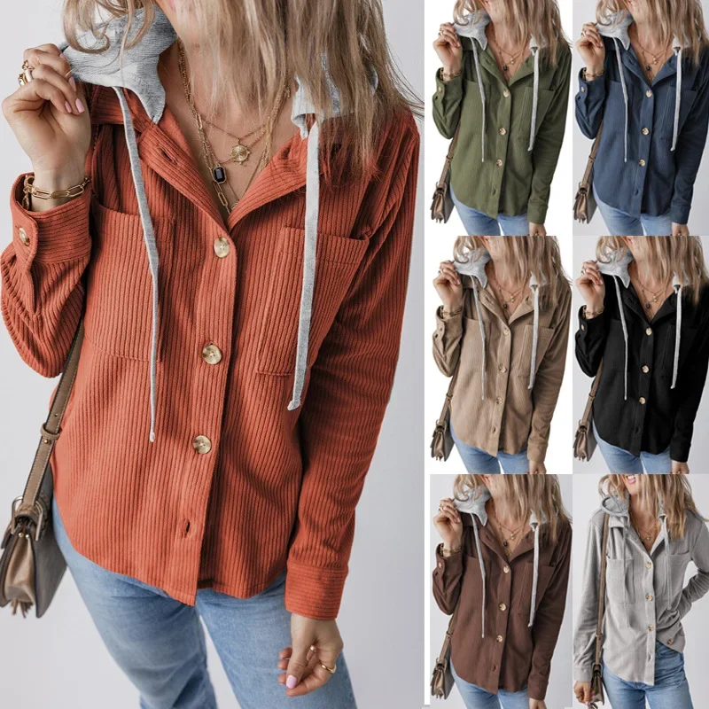 Women Autumn Cardigans Coats Ladies Single Breasted Hooded Long Sleeve Jackets Spring Outerwear Tops
Women Autumn Cardigans Coats Ladies Single Breasted Hooded Long Sleeve Jackets Spring Outerwear Tops
