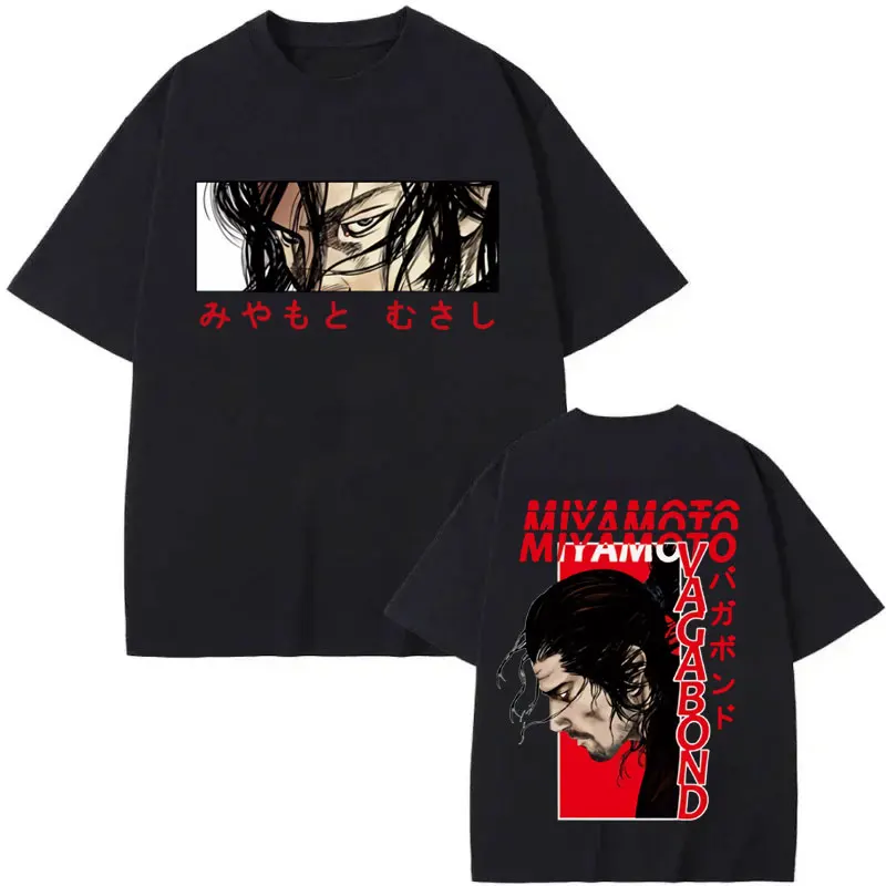 Anime Bagabondo Eyes Vagabond T-Shirt Manga Miyamoto Musashi Graphic T Shirts Men Women Fashion Vintage Short Sleeve T-Shirts
Anime Bagabondo Eyes Vagabond T-Shirt Manga Miyamoto Musashi Graphic T Shirts Men Women Fashion Vintage Short Sleeve T-Shirts