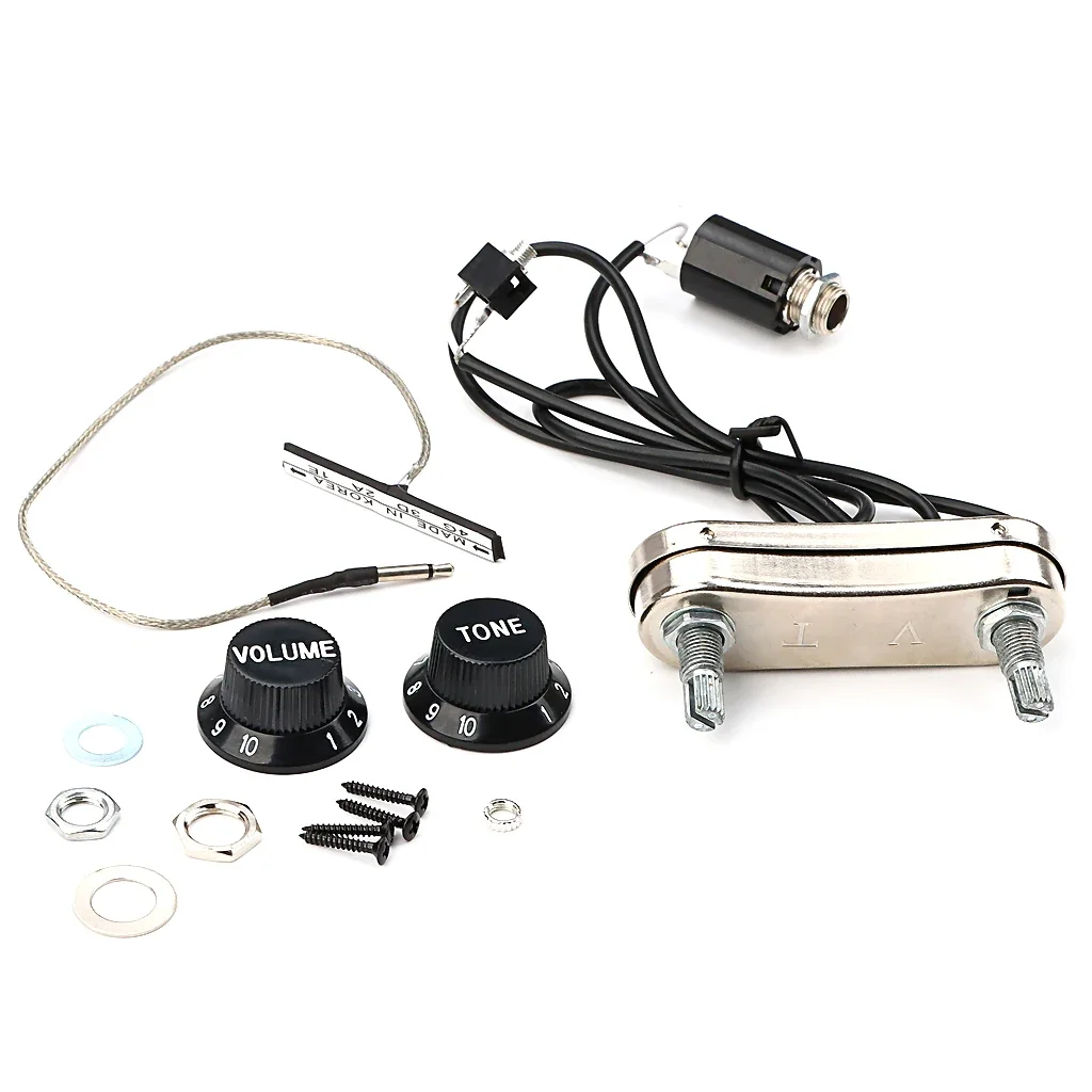 1 Set Violin Piezo Pickup with Tone and Volume Knob – High-Quality Transducer Bridge Set for Violin Parts
1 Set Violin Piezo Pickup with Tone and Volume Knob – High-Quality Transducer Bridge Set for Violin Parts