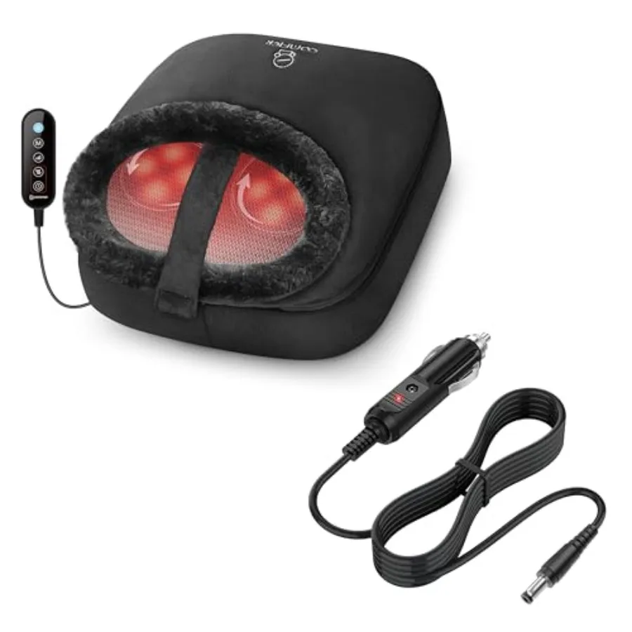 COMFIER Foot Massager with 12V Car Adapter for Automotive Use Soft Velvet Material in Black Portable and Comfortable Design
COMFIER Foot Massager with 12V Car Adapter for Automotive Use Soft Velvet Material in Black Portable and Comfortable Design