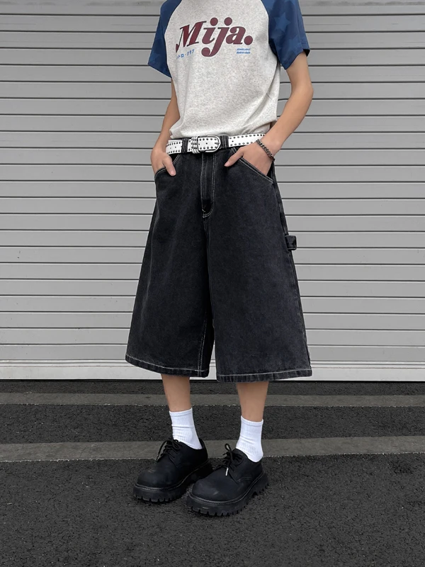 Мужские широкие джинсы American Style, летние повседневные прямые брюки-трубы, винтажная рабочая одежда, средняя посадка, молодежный стиль
Мужские широкие джинсы American Style, летние повседневные прямые брюки-трубы, винтажная рабочая одежда, средняя посадка, молодежный стиль