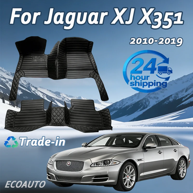 Автомобильные коврики для Jaguar XJ X351 2010 ~ 2019, 5 сидений, прочный кожаный коврик, антигрязные накладки, ковер, автозапчасти, автомобильные аксессуары
Автомобильные коврики для Jaguar XJ X351 2010 ~ 2019, 5 сидений, прочный кожаный коврик, антигрязные накладки, ковер, автозапчасти, автомобильные аксессуары