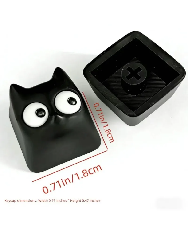Dopamine 3D Black Cat Monster Keycap Big Eyes Cartoon DIY Personalized Single Keyboard Cap
Dopamine 3D Black Cat Monster Keycap Big Eyes Cartoon DIY Personalized Single Keyboard Cap