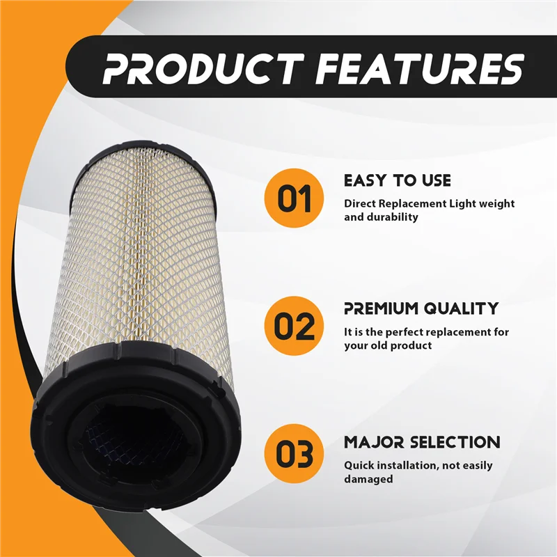 Lasting 134-8726 1348726 Air Filter Replacement For Caterpillar Cat E305.5 E306 E307E E308E2 E307D Excavator Accessories
Lasting 134-8726 1348726 Air Filter Replacement For Caterpillar Cat E305.5 E306 E307E E308E2 E307D Excavator Accessories