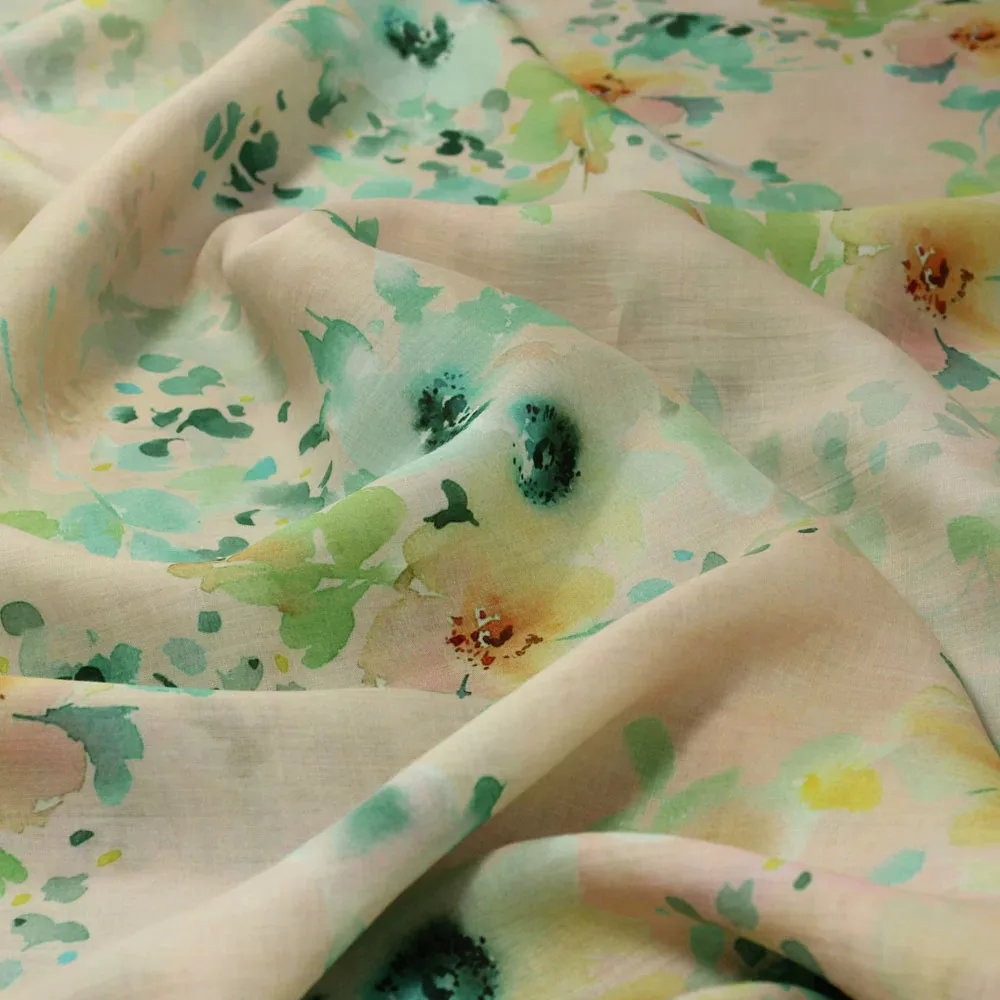 1yard floral print tela dress cheongsam shirt sewing fabric pure ramie fabrics for clothing
1yard floral print tela dress cheongsam shirt sewing fabric pure ramie fabrics for clothing