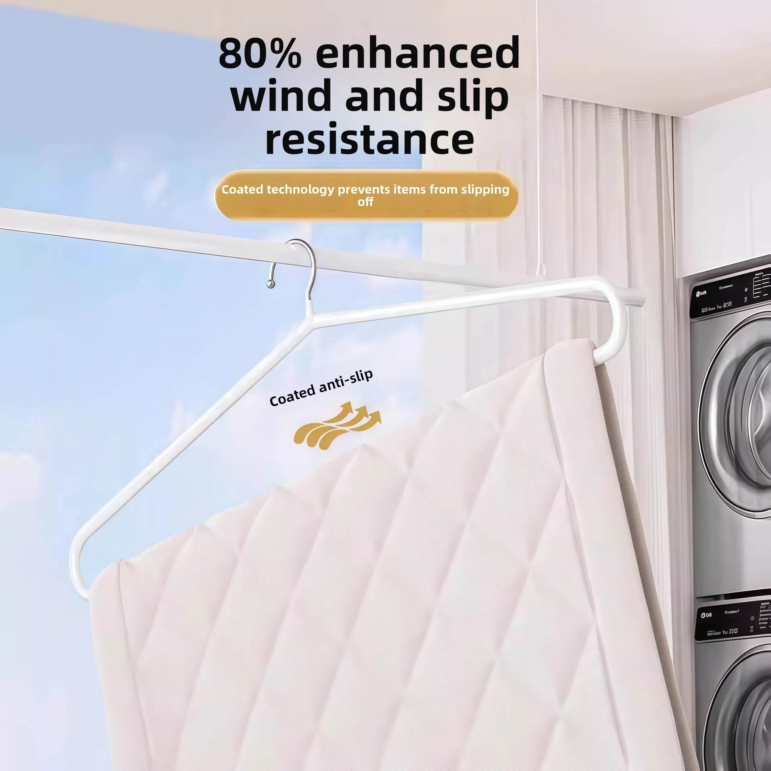 Thiened Clothes Hanger for Drng Quilts Blanket Covers Bath Towel Special Purpose Clothes Drng Ra Japanese Sle
Thiened Clothes Hanger for Drng Quilts Blanket Covers Bath Towel Special Purpose Clothes Drng Ra Japanese Sle