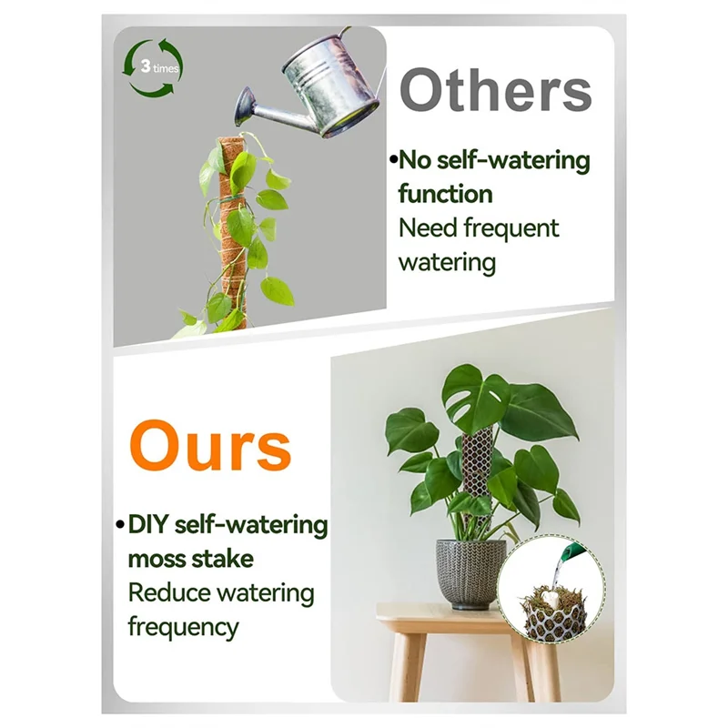 ABKJ-Plastic Moss Monstera Poles Mesh Kit, DIY Self-Watering Moss Stake For Plants, Monstera Supports, Plants Indoor
ABKJ-Plastic Moss Monstera Poles Mesh Kit, DIY Self-Watering Moss Stake For Plants, Monstera Supports, Plants Indoor