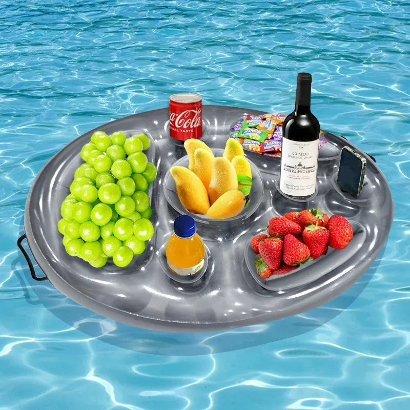 Inflatable water dining bar, ice bucket, pool party, drinks, food trays, porous drinks, cooling cup holders
Inflatable water dining bar, ice bucket, pool party, drinks, food trays, porous drinks, cooling cup holders