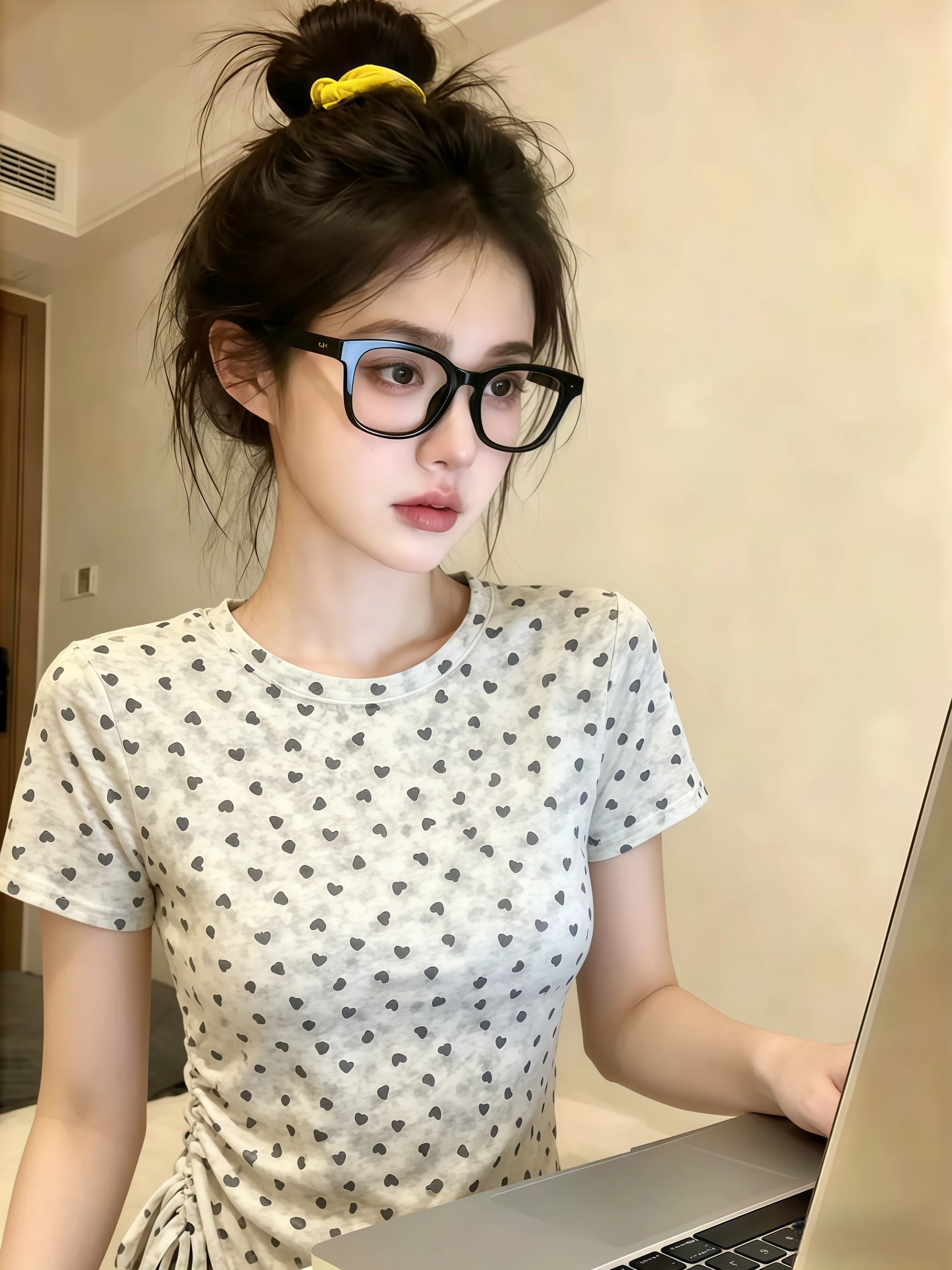 Summer New Polka Dot Asymmetrical Short Sleeve T-Shirt Women's Self-Keeping Netting Design Sense Waist-Cinching Top
Summer New Polka Dot Asymmetrical Short Sleeve T-Shirt Women's Self-Keeping Netting Design Sense Waist-Cinching Top