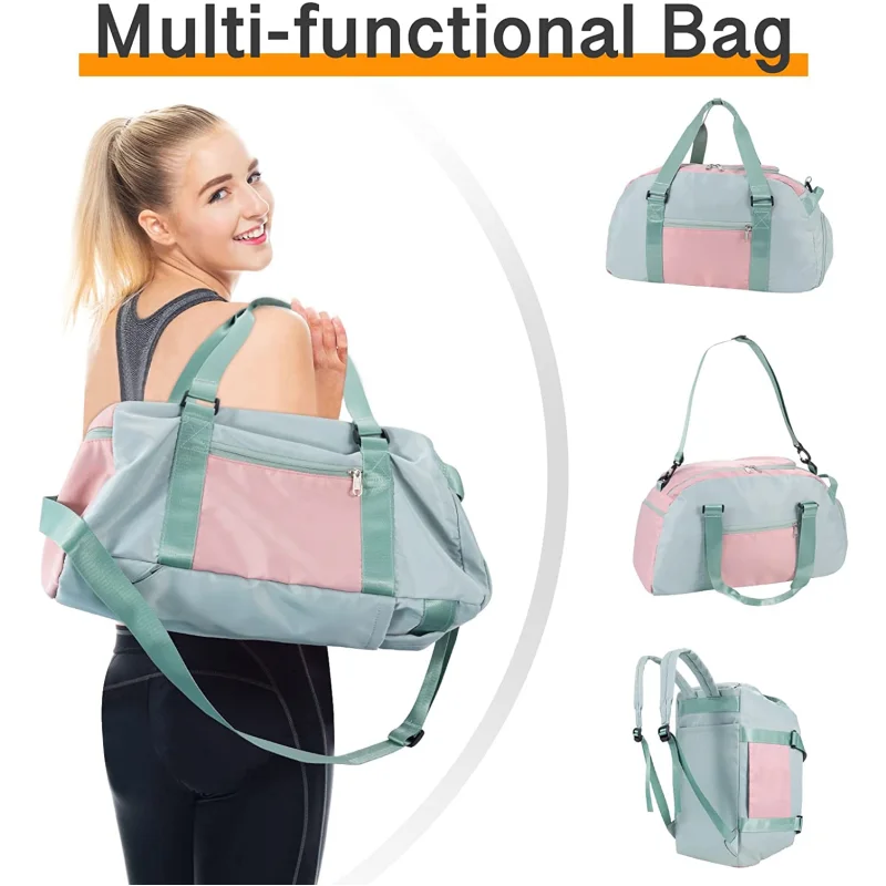 Sport Gym Bag for Men Women Travel Duffle Bag with Shoes Compartment & Wet Pocket Portable Lightweight Weekend Bag Oxford Cloth
Sport Gym Bag for Men Women Travel Duffle Bag with Shoes Compartment & Wet Pocket Portable Lightweight Weekend Bag Oxford Cloth