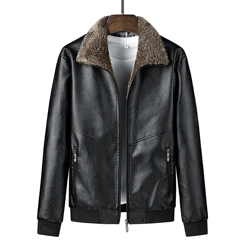 Vintage Leather Jacket Men Coffee Jacket BlackLeater Jacket Casual Wear Street Fashion Men Coat Fur Collar Slim Fit Biker Coat
Vintage Leather Jacket Men Coffee Jacket BlackLeater Jacket Casual Wear Street Fashion Men Coat Fur Collar Slim Fit Biker Coat