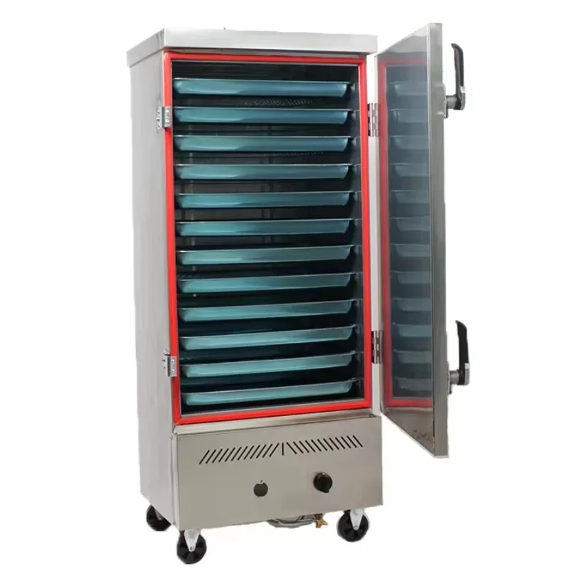 Customized Professional 12 Trays Electricity Gas Rice Steamer Cabinet Stainless Steel Steaming Machine
Customized Professional 12 Trays Electricity Gas Rice Steamer Cabinet Stainless Steel Steaming Machine