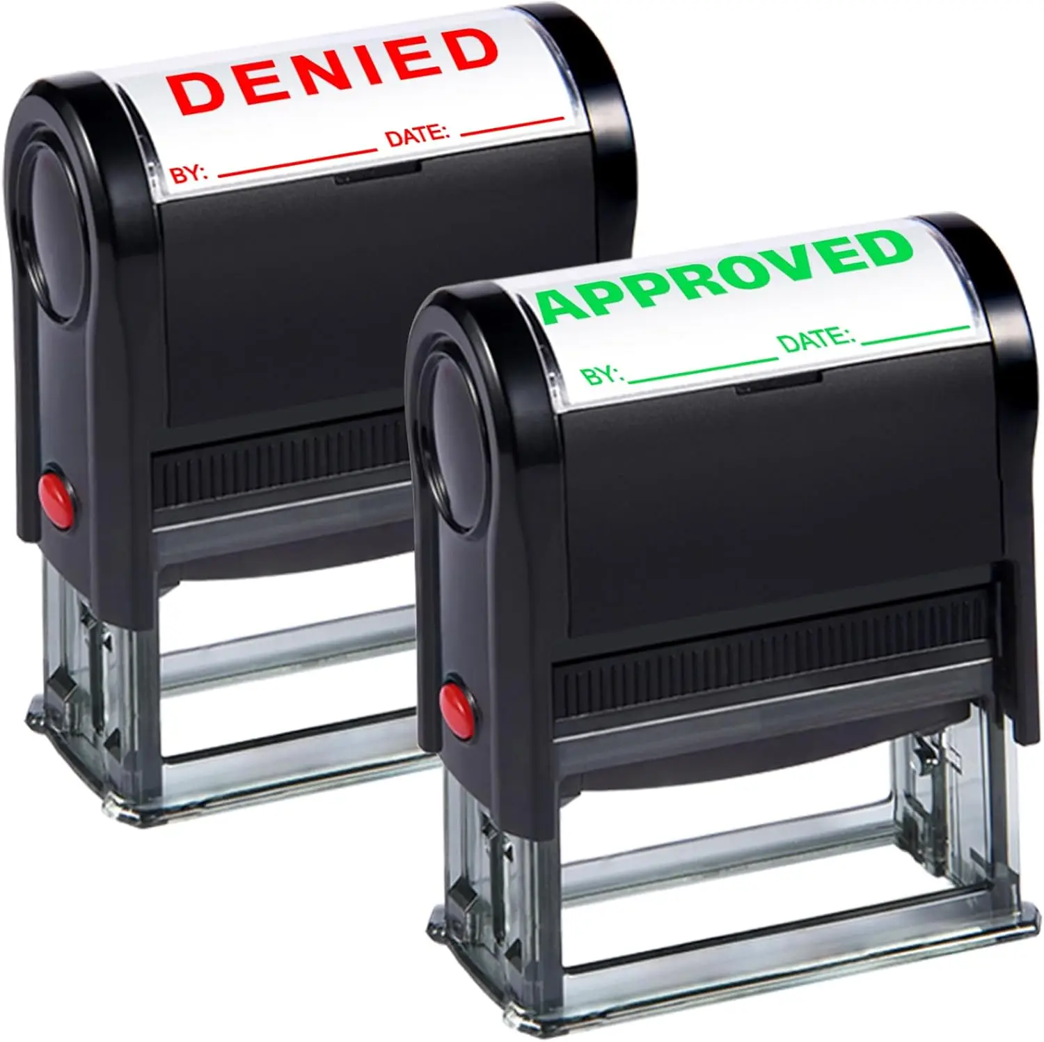 Self Inking Approved and Denied Stamps Set with Date for Office Business Supplies
Self Inking Approved and Denied Stamps Set with Date for Office Business Supplies