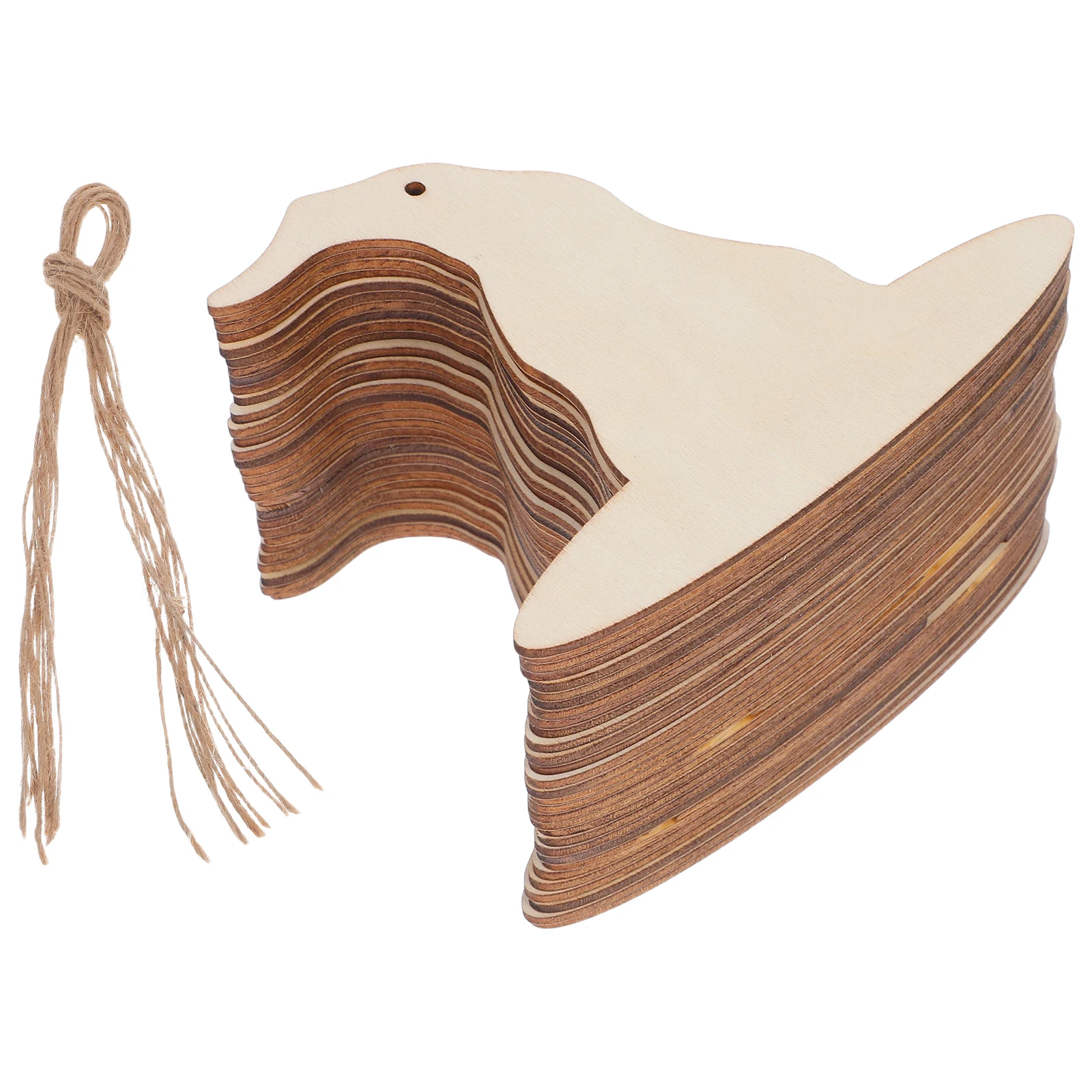 30 Pcs Wooden Witch Hat Decor Halloween Slice Model DIY Blank Unfinished Cutouts
30 Pcs Wooden Witch Hat Decor Halloween Slice Model DIY Blank Unfinished Cutouts