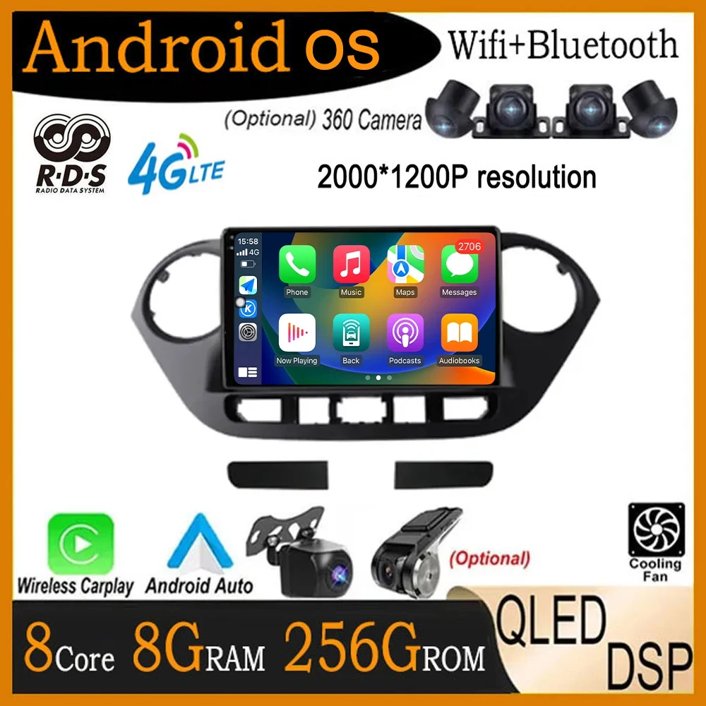 9 lnch For Hyundai Grand I10 2013-2016 Android 14 Touch Screen Car Radio Video Stereo Auto Player Multimedia GPS Navigation
9 lnch For Hyundai Grand I10 2013-2016 Android 14 Touch Screen Car Radio Video Stereo Auto Player Multimedia GPS Navigation