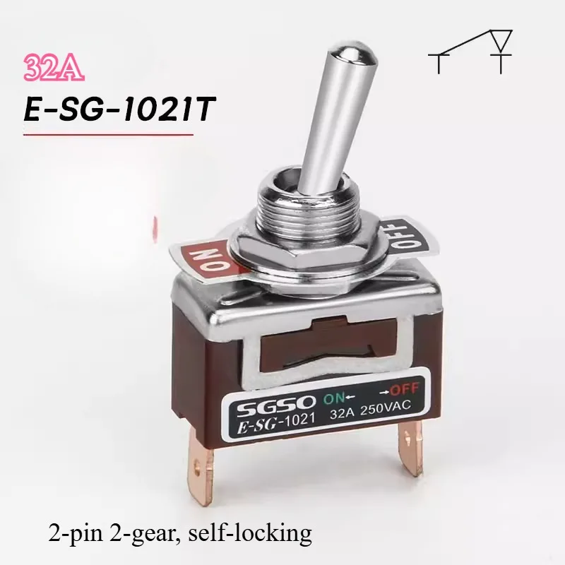 Toggle Switch 1021T/402T/1221T Welding Straight Leg Rocker Lever 1322T/1321/6 Foot 3 Gear 2 Gear Power Toggle Switch 32A 250V AC
Toggle Switch 1021T/402T/1221T Welding Straight Leg Rocker Lever 1322T/1321/6 Foot 3 Gear 2 Gear Power Toggle Switch 32A 250V AC