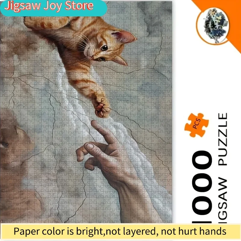 The Reason Cats Can'T Go to Heaven Is a 1000pcs Paper Puzzle, a Large Puzzle Toy for Adults, Perfect for Family Interaction, D
The Reason Cats Can'T Go to Heaven Is a 1000pcs Paper Puzzle, a Large Puzzle Toy for Adults, Perfect for Family Interaction, D
