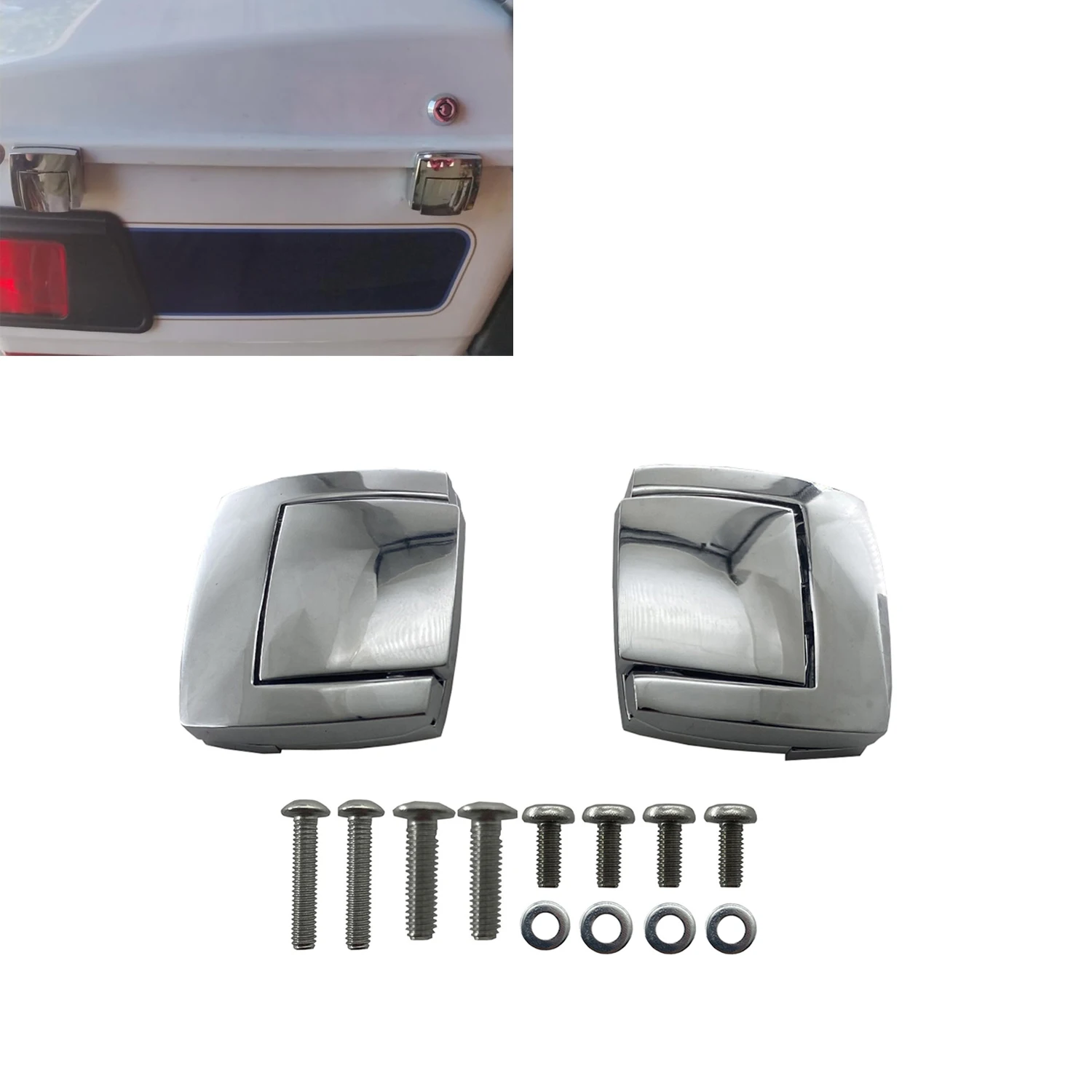 Motorcycle Razor King Tour Pack Trunk Latches For Harley Touring Electra Glide Ultra 1980-2013
Motorcycle Razor King Tour Pack Trunk Latches For Harley Touring Electra Glide Ultra 1980-2013