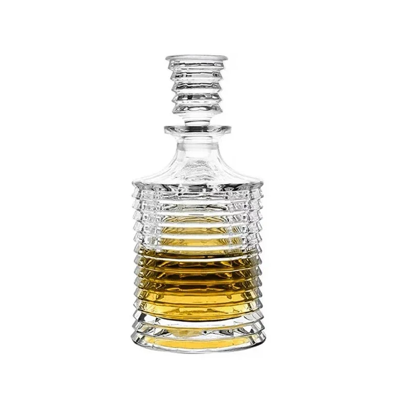 Round shaped 700ML crystal whiskey decanter for Liquor Scotch Bourbon barware Liquor Glass Alcohol Bottle
Round shaped 700ML crystal whiskey decanter for Liquor Scotch Bourbon barware Liquor Glass Alcohol Bottle