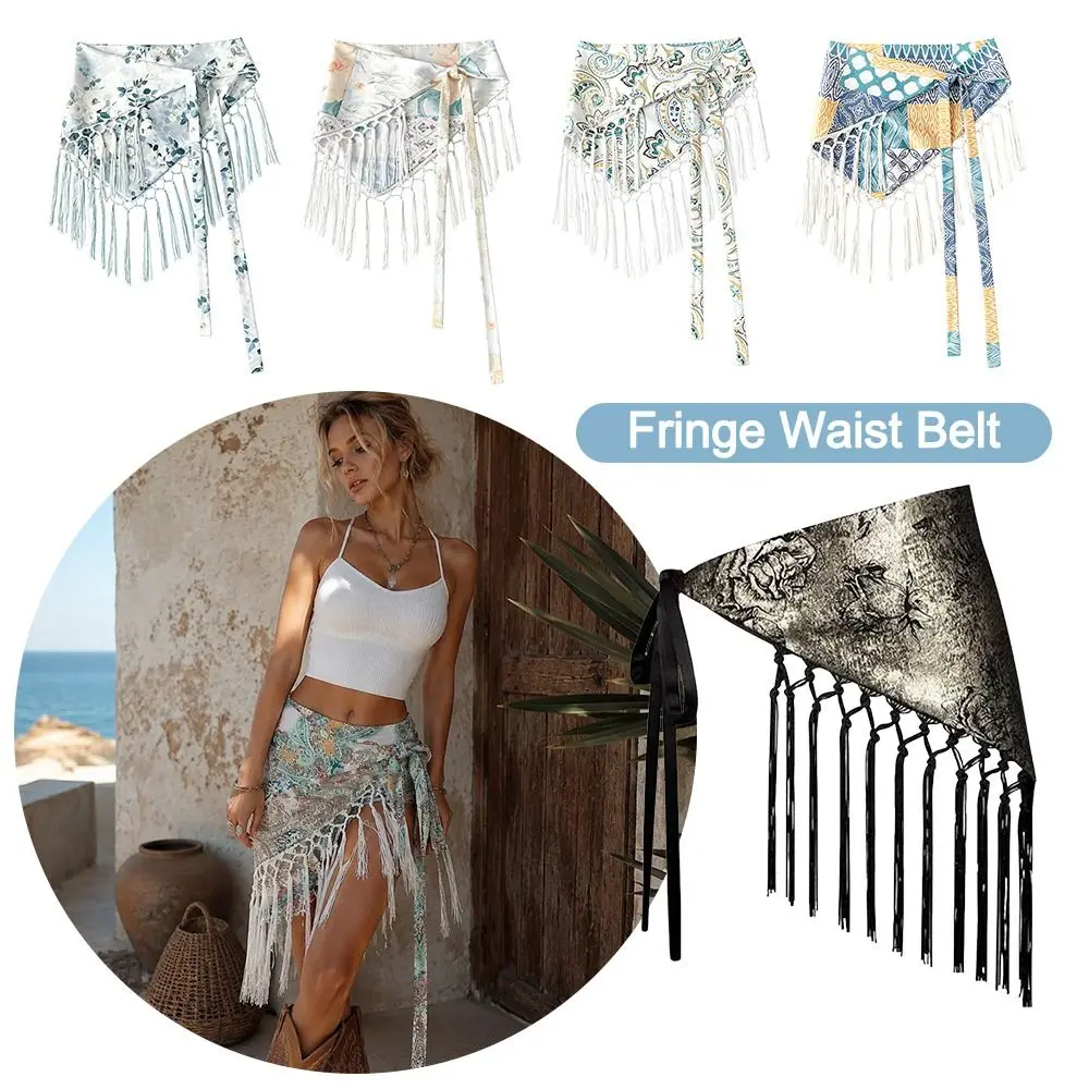 Fashion Tassels Fringe Waist Belt Exquisite Embroidery Dance Hip Scarf Retro Ethnic Floral Triangular Belt for Women
Fashion Tassels Fringe Waist Belt Exquisite Embroidery Dance Hip Scarf Retro Ethnic Floral Triangular Belt for Women