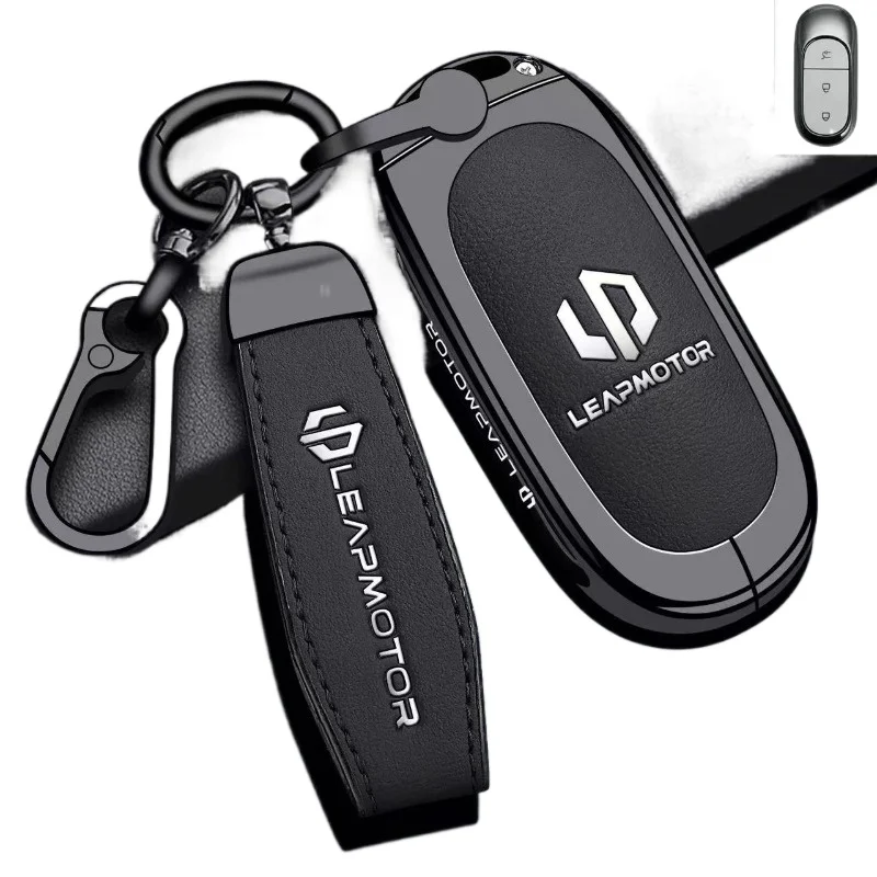 Zinc Alloy Key Fob Cover for Leapmotor B10/B01/A10/C10/C11/C16/D19/C01, KeyCase Shell with Keychain, Anti-Drop & Scratch Proof
Zinc Alloy Key Fob Cover for Leapmotor B10/B01/A10/C10/C11/C16/D19/C01, KeyCase Shell with Keychain, Anti-Drop & Scratch Proof