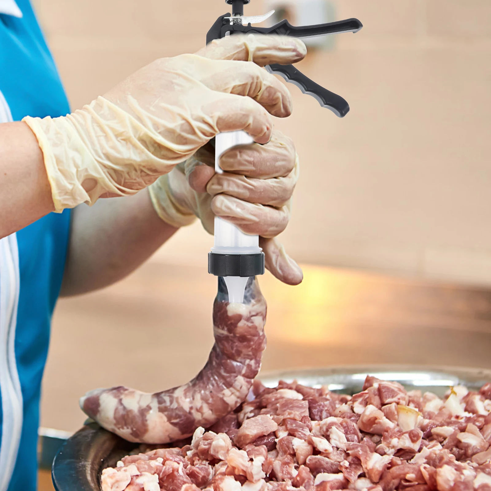 Sausage Stuffer Meat Stuffing Tool 3 Different Diameter Tubes Easy Use Save Time Perfect Homemade Sausages Hot Dogs Bratwurst
Sausage Stuffer Meat Stuffing Tool 3 Different Diameter Tubes Easy Use Save Time Perfect Homemade Sausages Hot Dogs Bratwurst