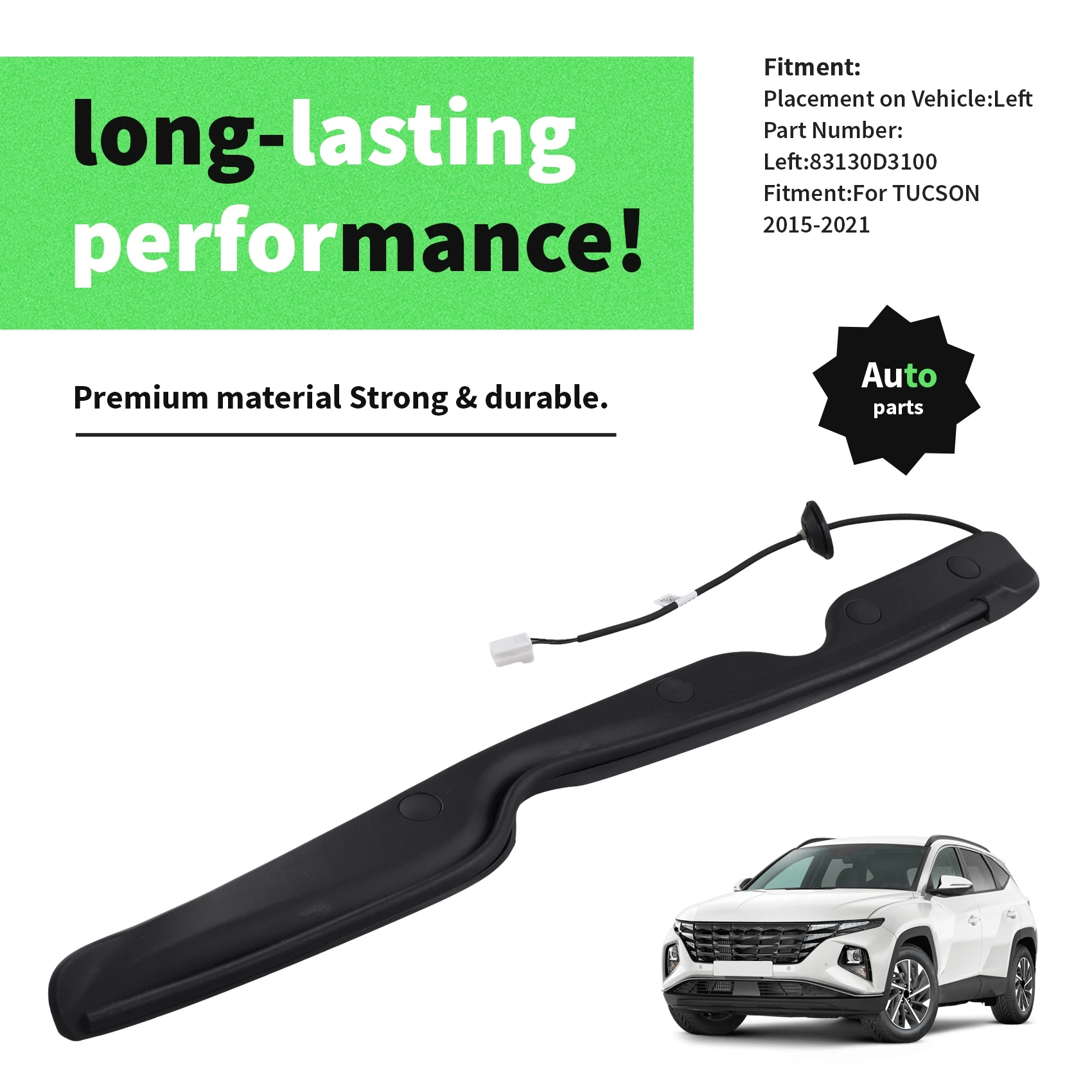 A05U-For HYUNDAI TUCSON 2015-2021 Car Liftgate Tail Gate Trunk Pinch Sensor 
A05U-For HYUNDAI TUCSON 2015-2021 Car Liftgate Tail Gate Trunk Pinch Sensor