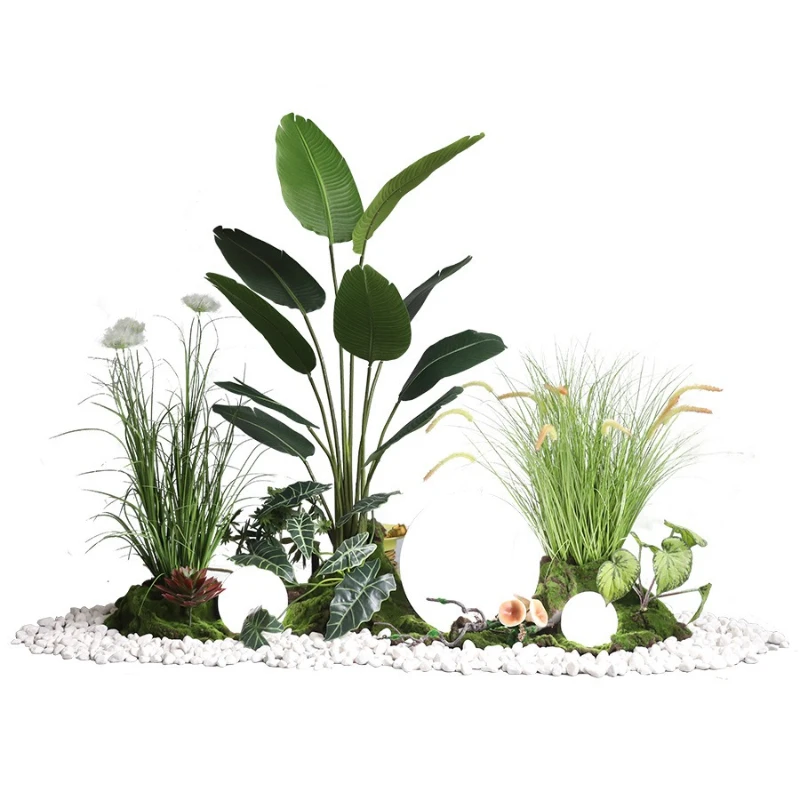 Large-scale simulated green plant landscaping plant landscape decoration indoor office
Large-scale simulated green plant landscaping plant landscape decoration indoor office