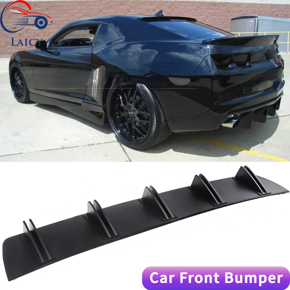 LAICY For Chevrolet Camaro ZL1 SS RS Car Rear Diffuser Shark Fins Bumper Splitter Chin Spoiler Lip Black Shunt Rear Bumper Lip 
LAICY For Chevrolet Camaro ZL1 SS RS Car Rear Diffuser Shark Fins Bumper Splitter Chin Spoiler Lip Black Shunt Rear Bumper Lip