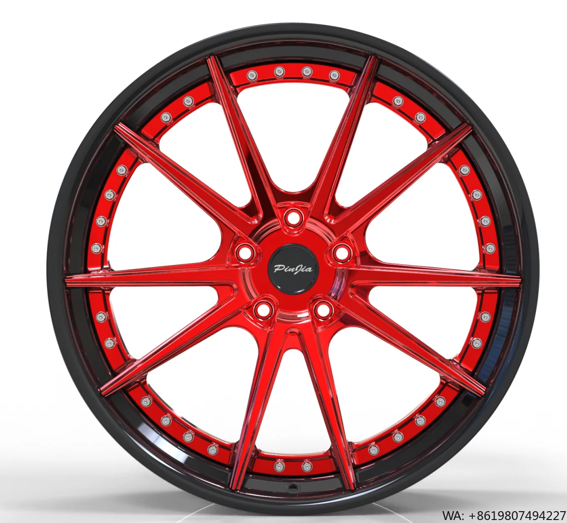 New Design Red and Black 2 PIECE Forged Concave Wheel 18-24 Inch 5 Lug Forged Wheels Car Wheels for Rims 20 Inch
New Design Red and Black 2 PIECE Forged Concave Wheel 18-24 Inch 5 Lug Forged Wheels Car Wheels for Rims 20 Inch