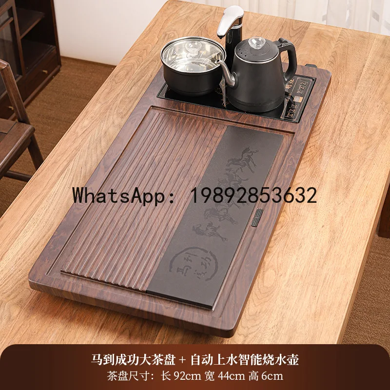 PYJ solid wood tea tray tea set household living room tea table set 2 teapots
PYJ solid wood tea tray tea set household living room tea table set 2 teapots